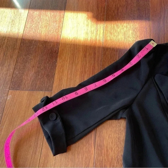 MaxMara Black Mini Blazer Jacket Classic Business Casual Work Wear Small - Picture 11 of 11